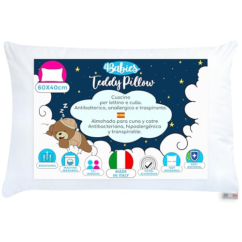 Almofada para Crianças 4BABIES (Branco - Espuma) 4BABIES - Almofadas - espuma, branco