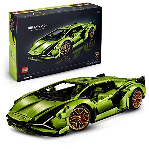 LEGO TECHNIC - Lamborghini Sián FKP 37 (Idade Mínima: 7) LEGO - Brinquedos de conjunto de construção - lego, technic, lamborghini, sían fkp 37
