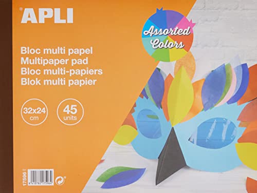 Bloco de Papéis Decorativos APLI Surpresas (32x24cm) APLI - Papel de arte e artesanato - 45 folhas, papel decorativo, manualidades, decoração