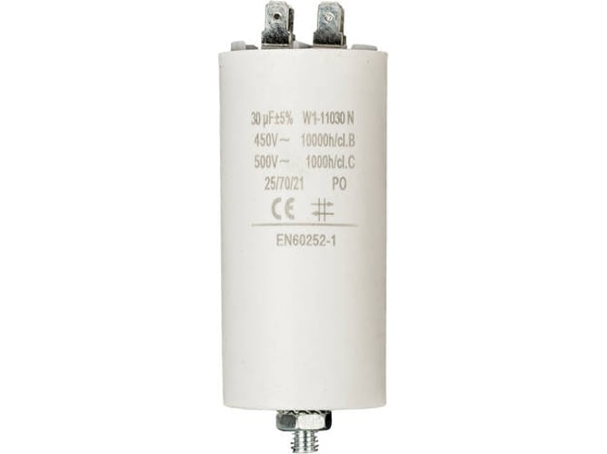 Condensador FIXPART W1-11030N (Cinza - 10 x 12 mm) Fixapart - Capacitores - 10 x 12 mm, 30uF, -40ºC a +85ºC, 450v