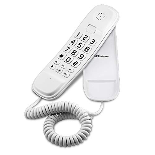 Telefone fixo SPC Original Lite Branco SPC - Peças de reposição para telemóveis - analógico, com fios, branco