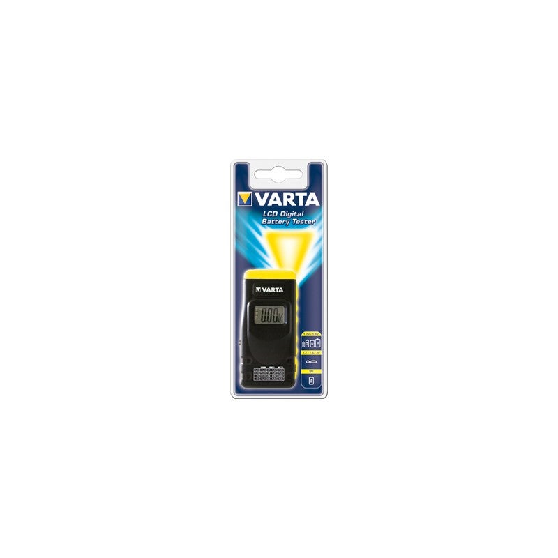 Aparelho de Teste de Baterias VARTA 891101401 Varta - Testadores de bateria de uso geral - lcd, bateria, preto