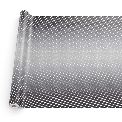 Manta de Jardim Redonda 300X140Cm Corte Preto e Branco ANRO - Cobertores - 300x140cm, preto e branco, redonda