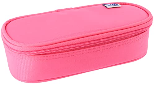 Estojo OXFORD 3D (Rosa - Poliéster - 21.5x14cm) Hamelin Brands - Estojos para canetas e lápis - poliéster, 21.5x14cm, compacto, resistente