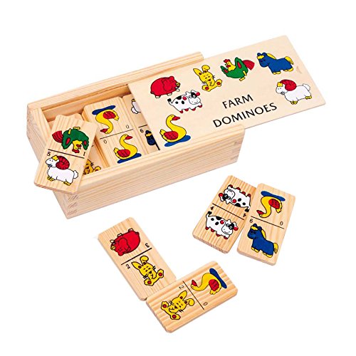Jogo de Tabuleiro SMALL FOOT COMPANY Farm (3 anos) Small Foot - Jogos - tabuleiro, 28 dominós, animais da fazenda