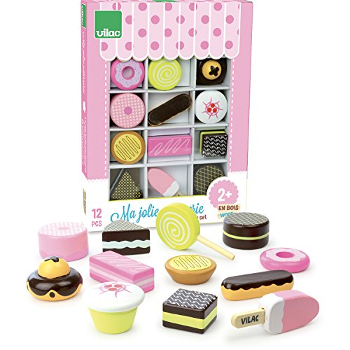 Kit de Artesanato para Crianças VILAC 3048700081636 (8 anos) VILAC - Cozinhas de brinquedo e alimentos de brincar - artesanato, crianças, 12 peças, madeira