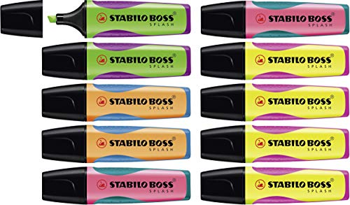 Marcador Fluorescente Stabilo Boss 4 Cores (Recondicionado Como Novo) Stabilo - Marcadores e marcadores de texto - flúidos, 4 cores, recondicionado
