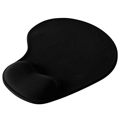 Tapete de Rato OCIO DUAL Tapete de Rato em Espuma com Suporte para Pulsos Preto Ociodual - Tapetes de rato - espuma, suporte pulsos, preto, dimensões