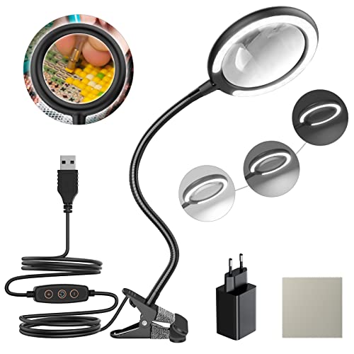 Lupa Luz Led 3 Níveis Intensidade Regulável Jiujiangshi nannan keji youxiangongsi - Lupas - led, 3 níveis, intensidade regulável