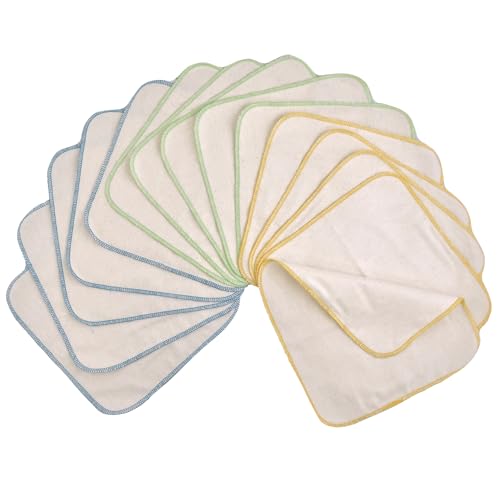 Toalhitas AVO + CADO Summer Colors (Multicor - 15 Unidades) AVO&CADO - Toalhas de banho e panos de limpeza - algodão, biodegradável, laváveis, 21x21cm