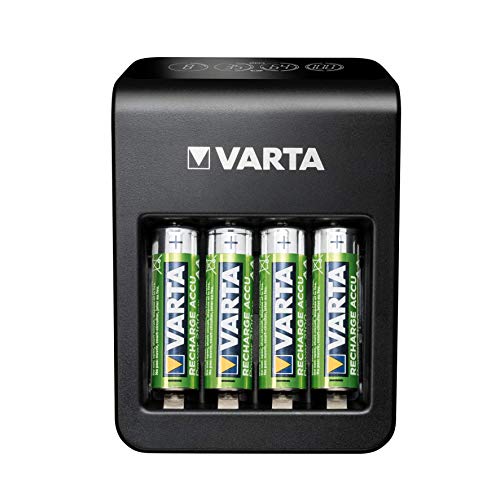 Carregador Pilhas Varta LCD Plug Charger + Varta - Baterias de uso geral - carregador, pilhas, varta, lcd