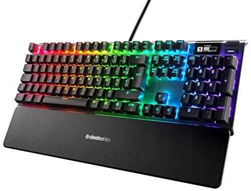 Teclado Gaming STEELSERIES APEX 7 (Idioma Francês) SteelSeries - Teclados - preto, com fios, azerty, francês, interruptor mecânico