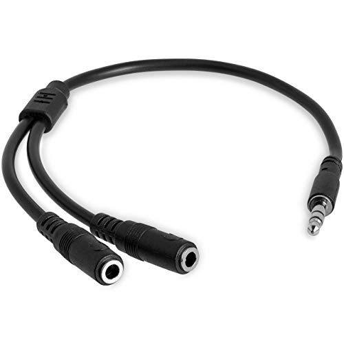 Adaptador de cabo de vídeo StarTech.com MUY1MFFS Preto STARTECH - Fios e cabos elétricos - adaptador, cabo video, startech, preto, áudio, jack 3.5mm