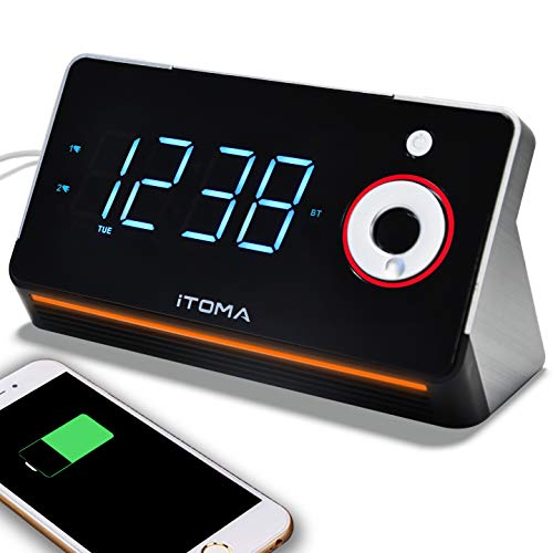 Relógio Despertador iTOMA CKS709 (Preto) iTOMA - Radios - despertador, preto