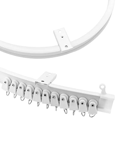 Fio de Deslizamento de Plástico Flexível 3 M QWORK QWORK - Varões para cortinas e draperies - plástico, flexível, 3m