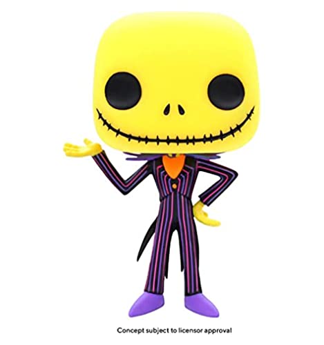 Figura FUNKO Pop! Disney: The Nightmare Before Christmas-Blacklight-Jack Funko - Brinquedos - disney, Nightmare Before Christmas, blacklight, jack