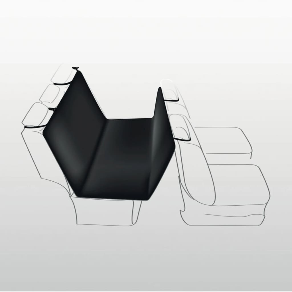 Capa para Cão TRIXIE (Preto - Algodão - 145 x 160 cm) TRIXIE - Assentos de veículos automotores - poliéster, protege sujidade, banda pressão lateral, reflector