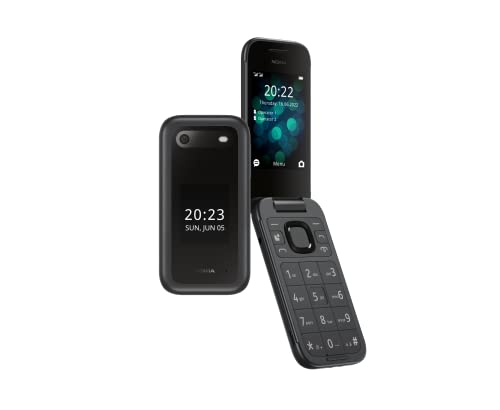 Telemóvel NOKIA Flip (2.8'' - Preto, Cinzento) Nokia - Telemóveis - 2.8, preto, cinzento, 12 teclas