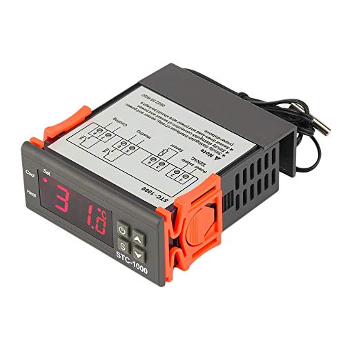 Termóstato Digital com Sensor NTC STC-1000 JZK - Suprimentos para peixes - digital, sensor ntc