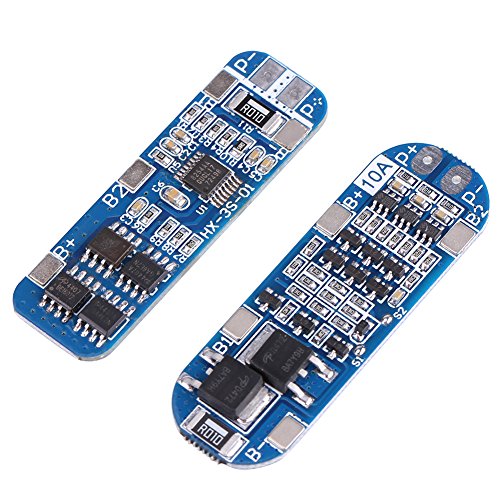 Placa de Proteção 3S 11.1V 12V 12.6V Pcb Bms 18650 YWBL-WH - Placas de circuito impresso - proteção, 11.1V, 12V, bms, 18650