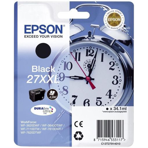 Tinteiro EPSON T2791 Amarelo (C13T27914022) Epson - Cartuchos de toner e jato de tinta - epson, amarelo, WorkForce