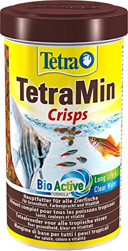 Comida para Peixes TETRA MIN Tropical (500g) Tetra - Alimentos para peixes - 500g, caracóis, algas artificiais, aquário