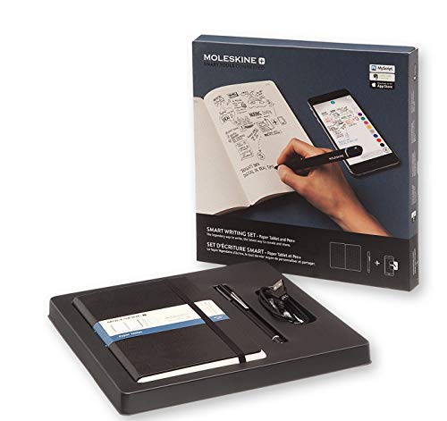 Smart Writing Set - Molekine (Livro) Moleskine - Canetas digitais de anotação - smart writing, moleskine, papel tablet, caneta smartpen, digitalizar, apontamentos