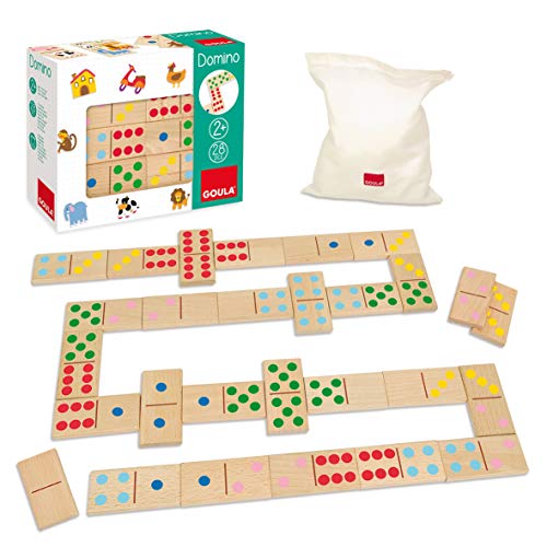 Jogo de Tabuleiro DOMINO Top-Yellow-Color (Idade Mínima Recomendada: 3 anos) Goula - Jogos - domino, 3 anos, cores