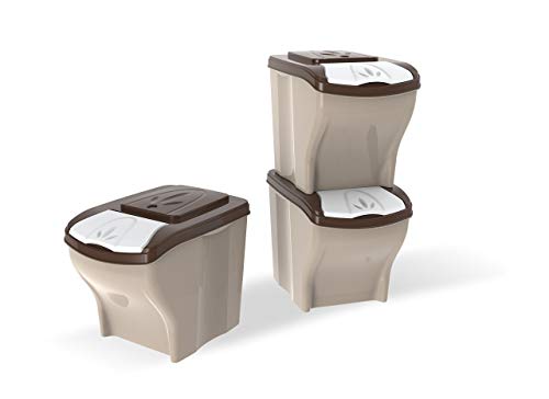 Caixa de Conservação para Animais de Estimação POKER Laranja POKER - Produtos para animais de estimação - 20L, resistente, modular, seco