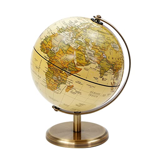 Globo EXERZ 14 cm (Castanho - PVC - 14x14 cm) Exerz Limited - Brinquedos educativos - 14 cm, castanho, pvc, geográfico
