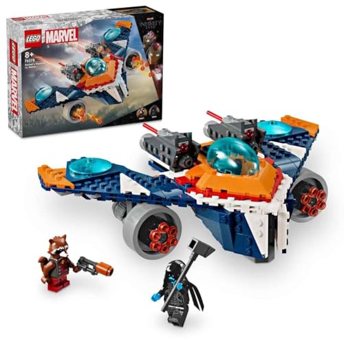 LEGO Marvel: Warbird Rocket vs Ronan - 76278 (Idade Mínima: 8) LEGO - Blocos de encaixe - lego, marvel, Warbird, rocket, Ronan