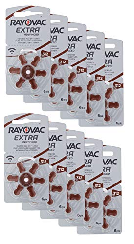 Pilhas RAYOVAC Extra Advanced (Zinc Air A312/Pr41) Rayovac - Baterias - zinc air, a312, pr41