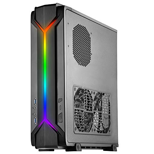 Caixa PC SILVERSTONE SST-RVZ03B (ATX - Preto) Silverstone - Componentes de computador - preto, mini-dtx, mini-itx, 3 bays, iluminação