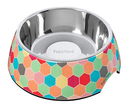 Comedouro para Animais de Estimação FUZZYARD 1045 Fuzzyard - Produtos para animais de estimação - 500ml, aço inoxidável, desmontável, anti-deslizante