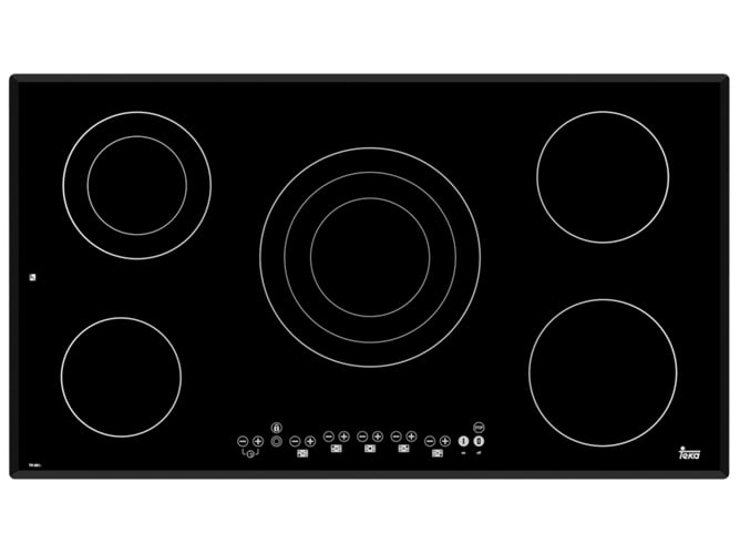 Placa de Vitrocerâmica Teka Tr 951 90 Cm Eléctrica Preto TEKA - Cooktops - vitrocerâmica, 90 cm, elétrica, preto
