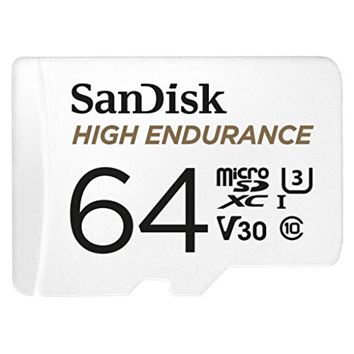 Cartão de Memória SANDISK High Endurance (64 GB - 100 MB/s) Sandisk - Cartões de memória flash - 64 gb, MicroSDXC, 100 MB/s, uhs-i