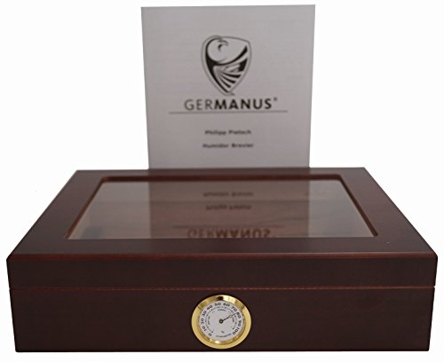 Caixa para Fumadores Germanus Mensalla Castanho Escuro GERMANUS - Humidores - castanho, escuro, fumadores