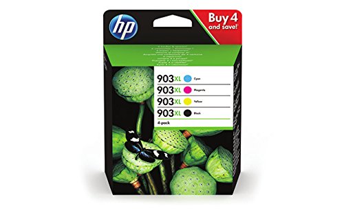 Tinteiro HP 903XL Original Ciano, Magenta, Amarelo, Preto Embalagem múltipla 4 peça(s) HP - Cartuchos de toner e jato de tinta - ciano, magenta, amarelo, preto, jato de tinta