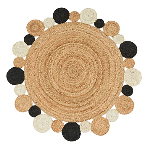 Tapete PACO HOME (Preto - 200x200 cm - Juta) Paco Home - Tapetes - preto, 200x200 cm, juta