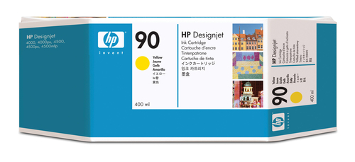Tinteiro HP 90 C5065A Original Amarelo 1 peça(s) - C5065AE HP - Cartuchos de toner e jato de tinta - amarelo, designjet 4000/4500, padrão