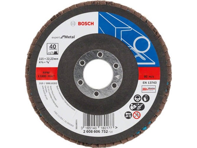 Acessório p/ Rebarbadora Angular BOSCH 2 608 607 356 Bosch Professional - Acessórios para ferramentas - cinzento, rebarbadora angular, bosch