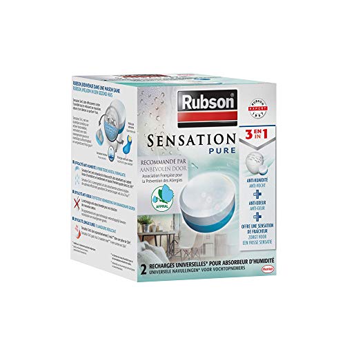 Desumidificador RUBSON 105735846 (12 L/dia) RUBSON - Absorvedores de umidade - 12 L/dia, plástico