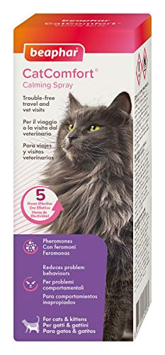 Beaphar Comfort Spray for Cats 60ml (Beleza, saúde e bem-estar) Beaphar - Produtos para animais de estimação - feromonas, tranquilidade, 60ml