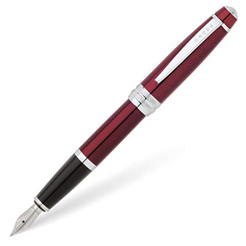 Caneta de Tinta Permanente CROSS Bailey Vermelho Cross - Canetas - caneta, tinta permanente, cross bailey, vermelho, perfil tradicional