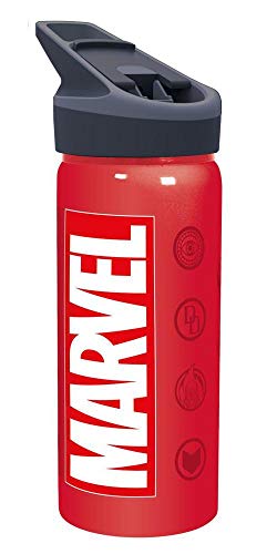 Garrafa de Montanha MARVEL Capitão América 0.65L Marvel - Garrafas de engarrafamento - garrafa, montanha, marvel, capitão americana, 0.65l
