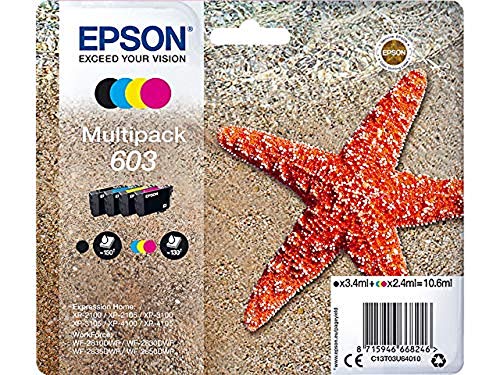Tinteiro EPSON T03 - C13T03044012 Preto, Ciano, Magenta, Amarelo Epson - Cartuchos de toner e jato de tinta - preto, ciano, magenta, amarelo
