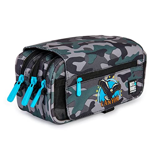 Estojo PRACTICO OFFICE 3 Bolsas (Multicor) PracticOffice - Estojos para canetas e lápis - estojo, practico office, 3 bolsas, multicor