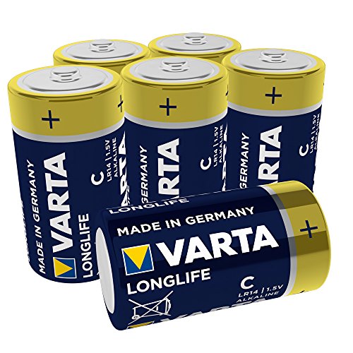 Pilhas Não Recarregáveis VARTA Longlife (6 unidades) Varta - Baterias de uso geral - alcalina, longa duração, não-recarregável