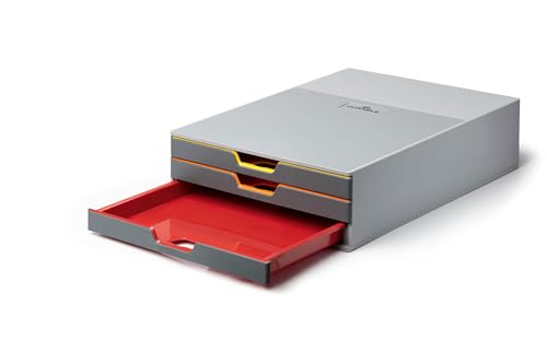 Caixa para Arquivo DURABLE Varicolor 3 Durable - Organizadores de gavetas para casa - caixa, arquivo, durável, varicolor
