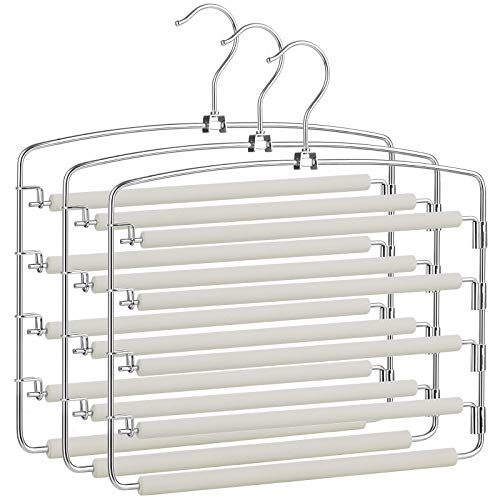 Varão para Roupa SONGMICS Cinzento (Cinzento - Metal) SONGMICS - Cabides - cinzento, alumínio, 5 kg, 37 cm